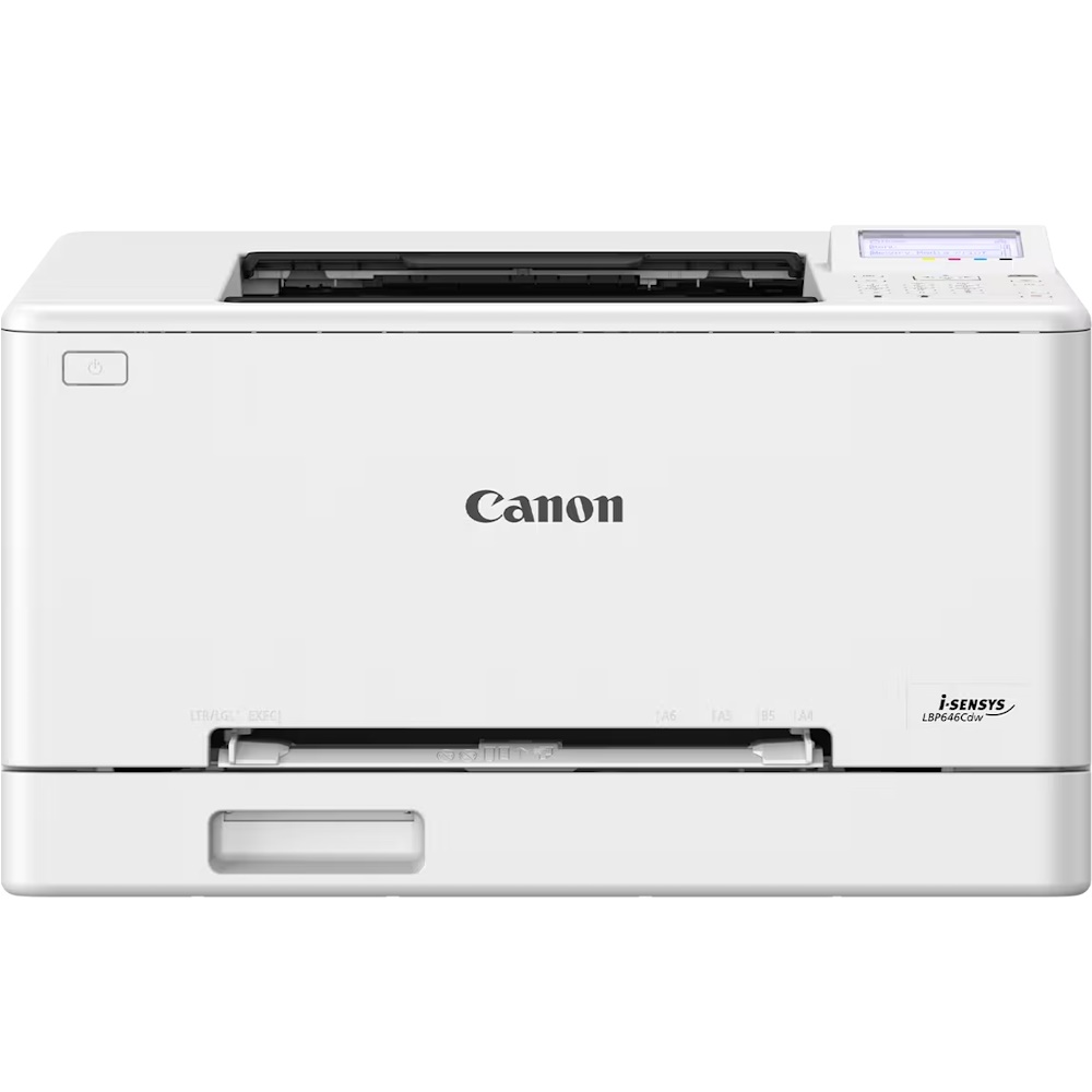 Canon i-SENSYS LBP646Cdw - Printer - farve - Duplex - laser - A4/Legal - 1200 x 1200 dpi - op til 25 spm (mono) / op til 25 spm (farve) - kapacitet: 250 ark - USB 2.0, Gigabit LAN, Wi-Fi(n)