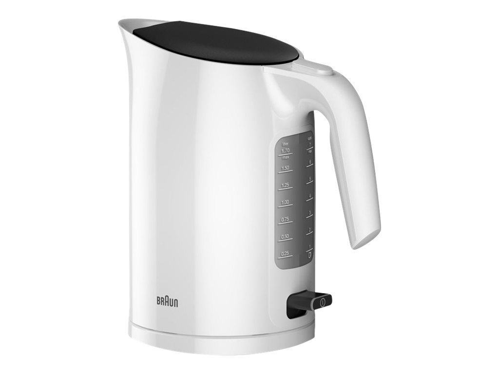 Braun PurEase WK 3100 WH - Kedel - 1.7 liter - 2.2 kW - hvid
