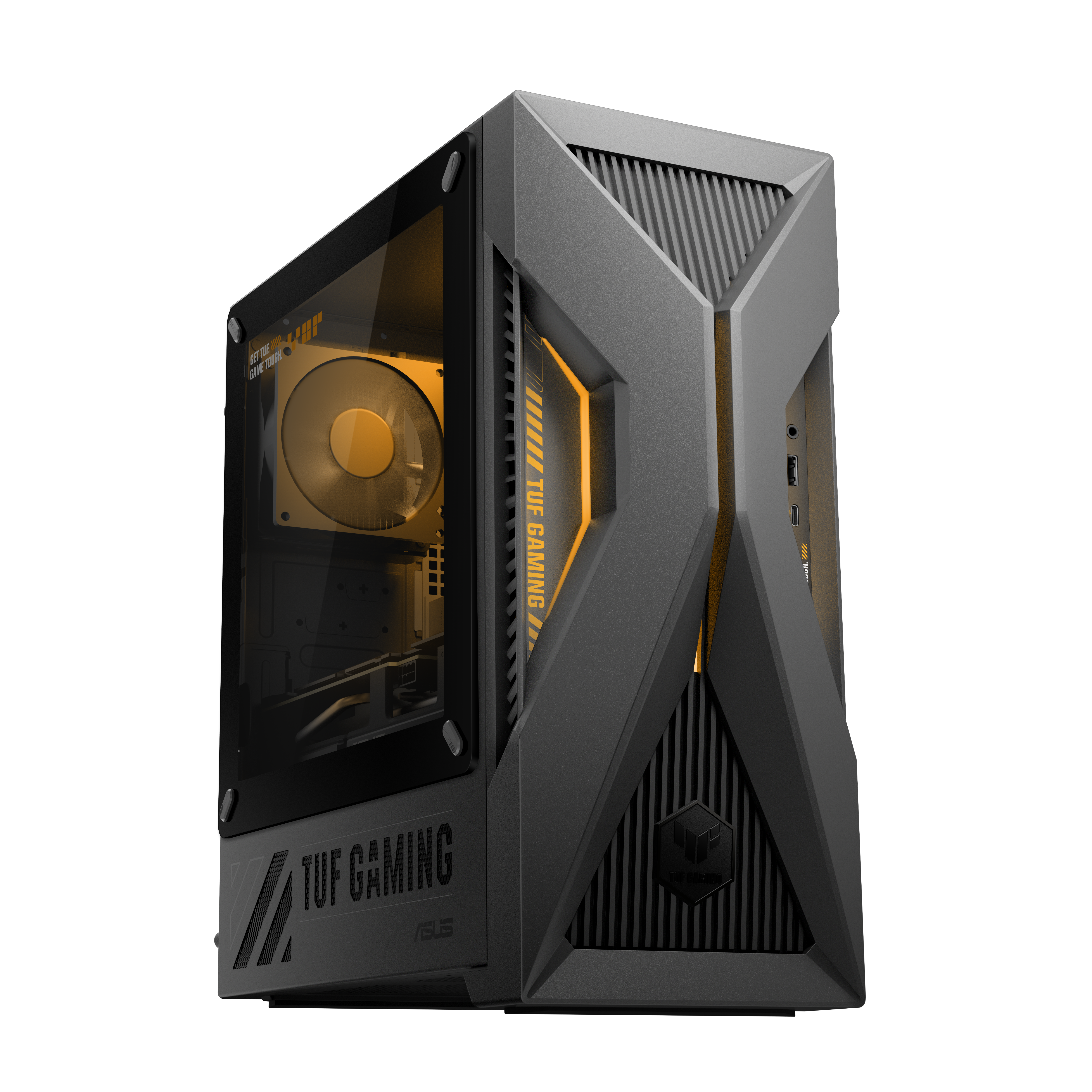 ASUS TUF Gaming T500 TM500MH-0R7260040W AMD Ryzen™ 7 260 16 GB DDR5-SDRAM 1 TB SSD NVIDIA GeForce RTX 5060 Windows 11 Home Mini Tower PC Grå