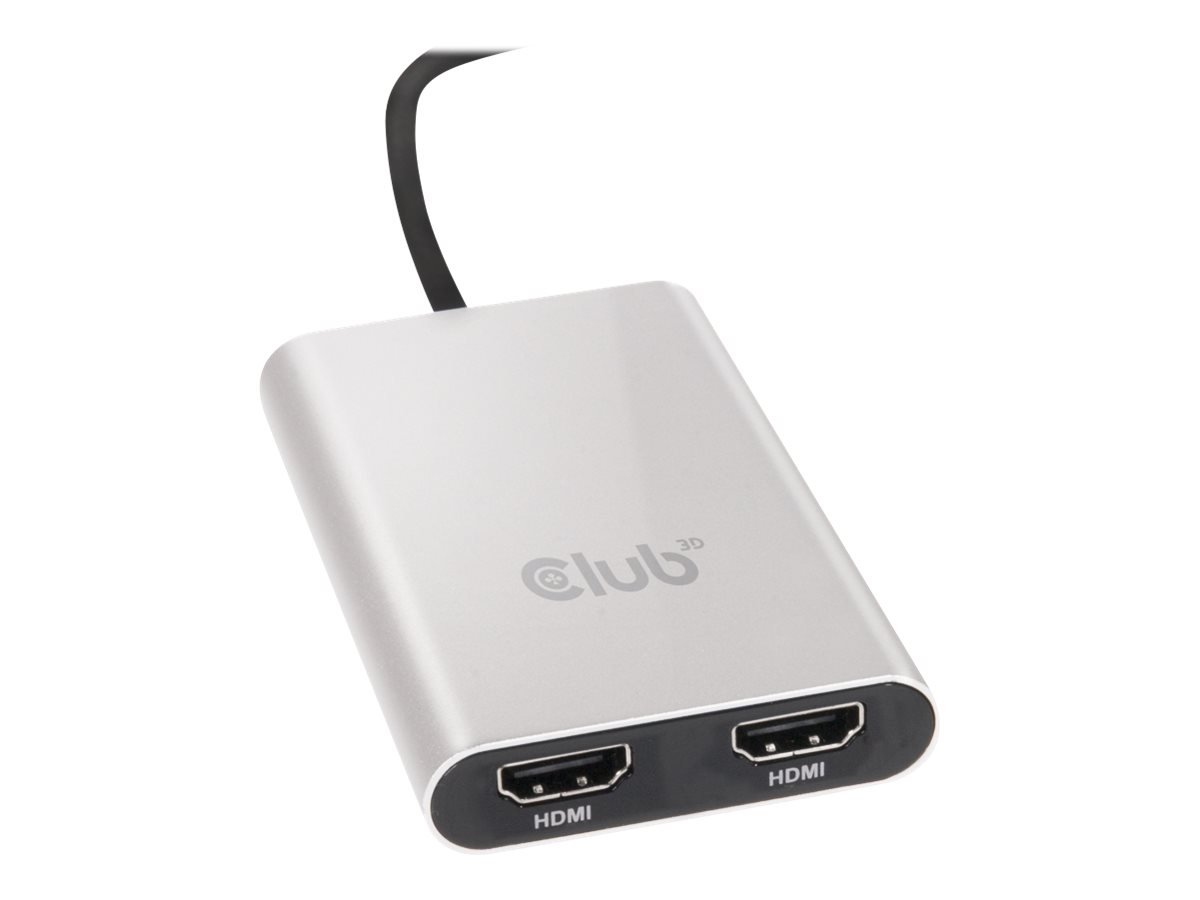 Club 3D SenseVision - Ekstern videoadapter - Thunderbolt 3 - 2 x HDMI