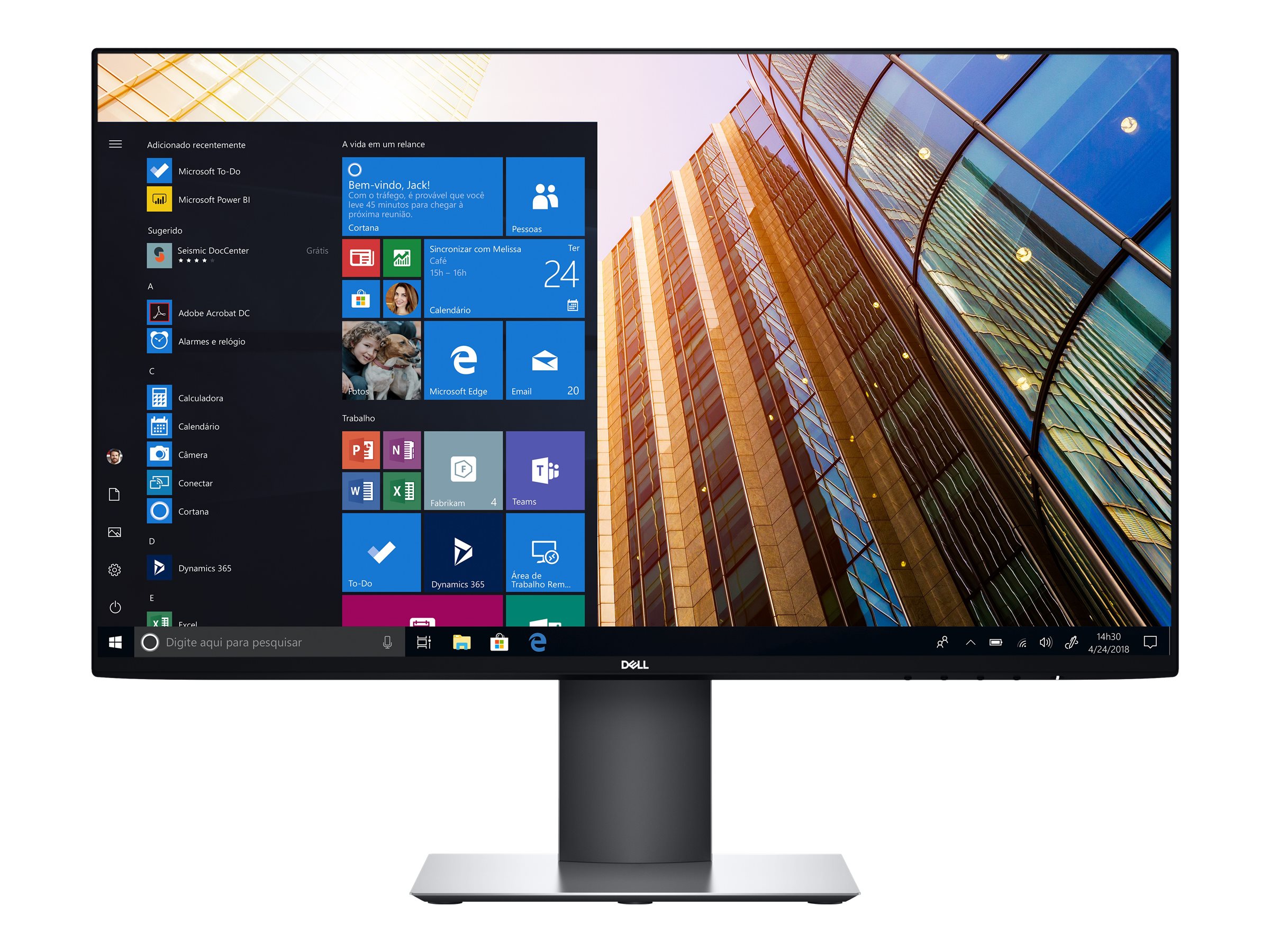 Dell UltraSharp U2419H 24" 1920 x 1080 (Full HD) HDMI DisplayPort 60Hz Pivot Skærm