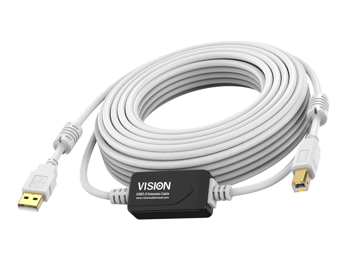 Vision Techconnect - USB cable - USB to USB Type B - 15 m