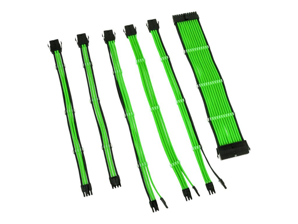 Kolink Core Adept Strømforlængerkabelsæt Grøn