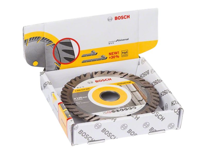 Bosch Diamantskive Std Univ 125x22,23mm 10stk - 2608615060