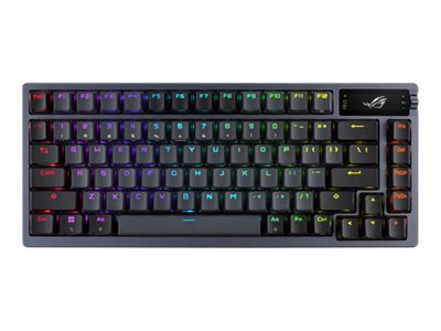 ASUS ROG AZOTH 75% Wireless DIY Custom RGB Gaming Keyboard, NX Red Switches, OLED Display, PBT Keyca Tastatur - GEEKD.dk
