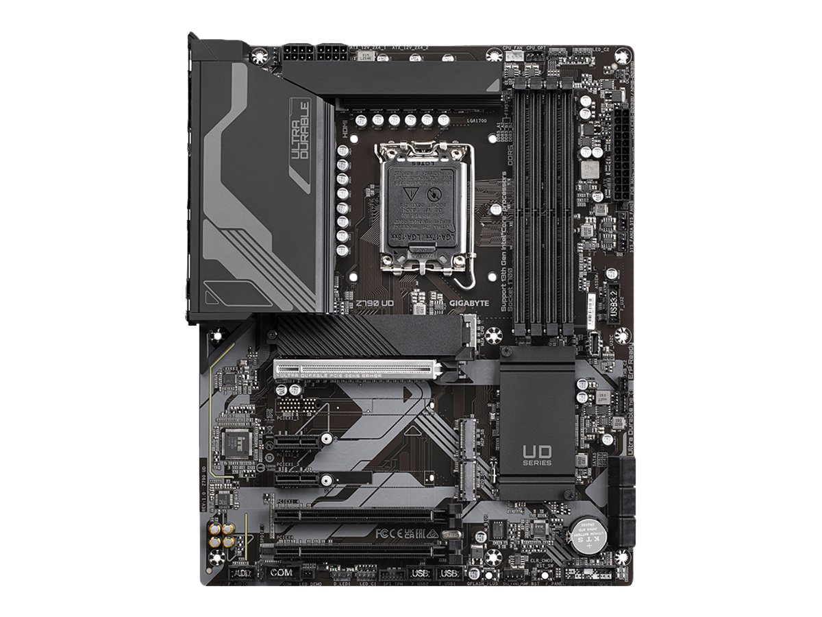Gigabyte Z790 D AX - 1.0 - bundkort - ATX - LGA1700 sokkel - Z790 Chipset - USB-C 3.2 Gen2, USB-C 3.2 Gen 1, USB 3.2 Gen 2, USB 3.2 Gen 1 - 2.5 Gigabit LAN, Wi-Fi 6, Bluetooth - onboard grafik (CPU påkrævet) - High Definition Audio (7.1-kanal)