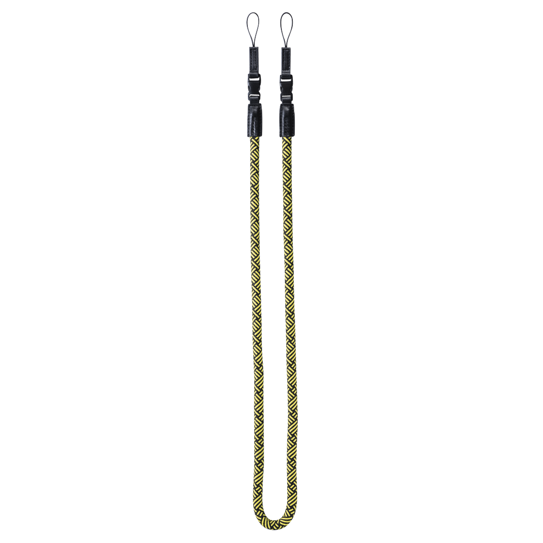 Hama Braid 120 strop Digitalt kamera Nylon Sort, Gul