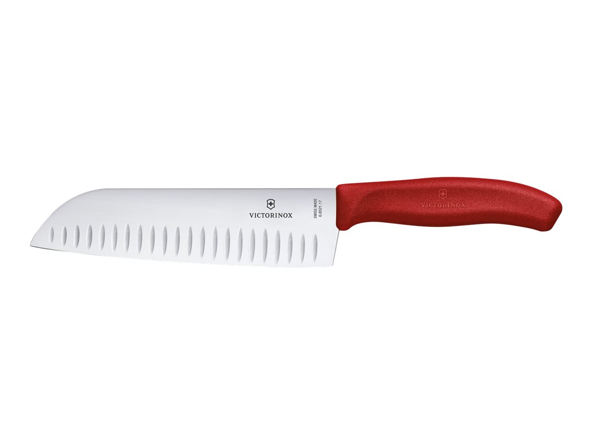 Victorinox Santoku Knife - Red - 17 cm