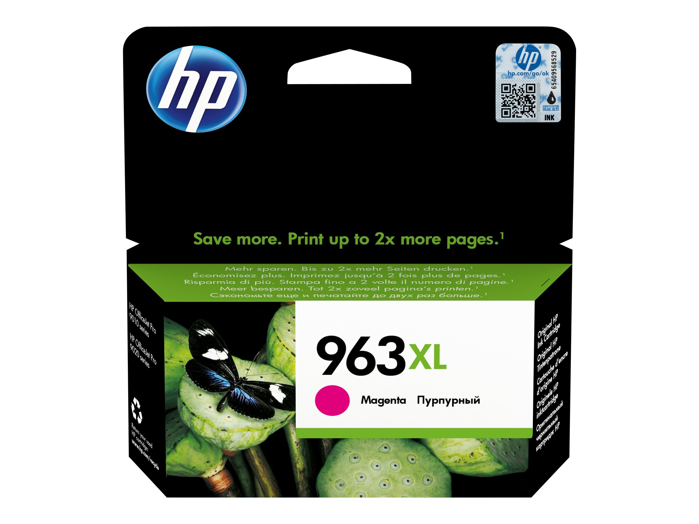 HP 963XL Magenta 1600 sider Blæk 3JA28AE#301