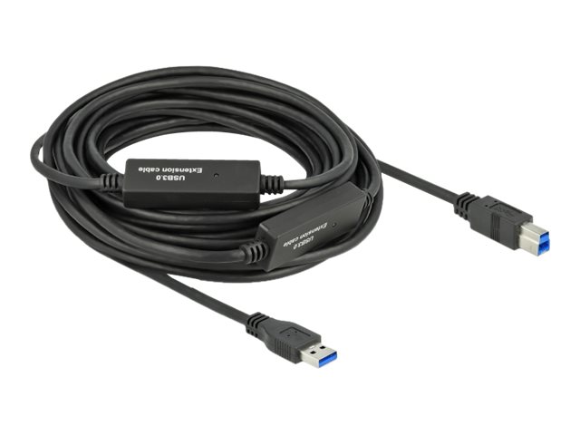 DeLOCK Active USB 3.2 Gen 1 Cable USB Type-A to USB Type-B 10 m