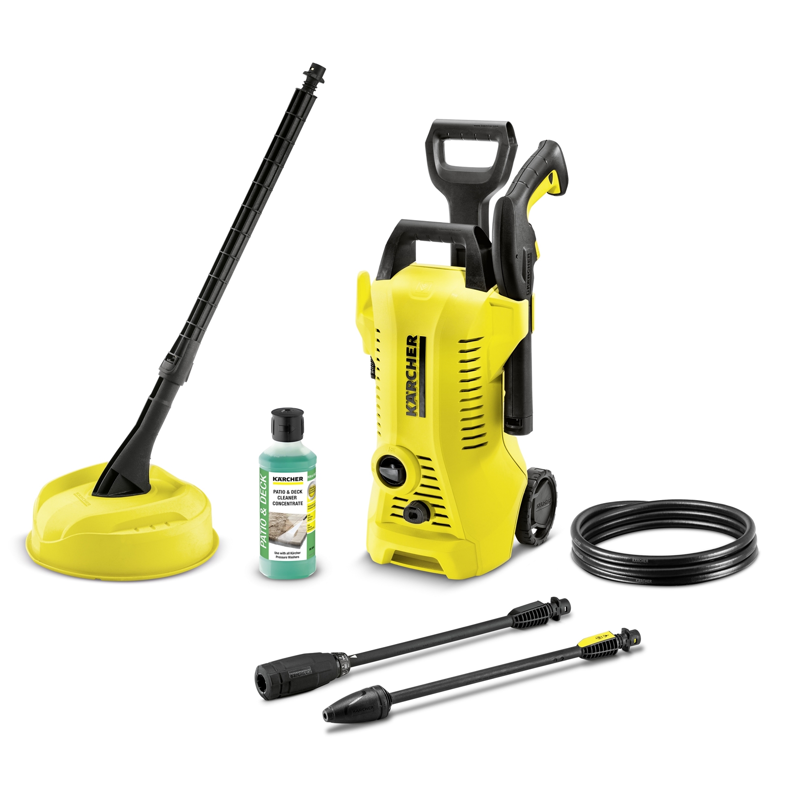 Højtryksrenser Kärcher K 2 Power Control Home – 360 l/t, sort/gul