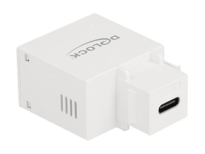 Delock - Strømforsyningsadapter - 10.5 Watt - 2.1 A (USB-C) - hvid