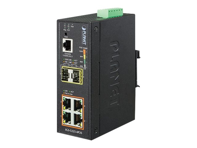 PLANET IGS-5225-4P2S Switch 6-porte Gigabit Ethernet PoE+