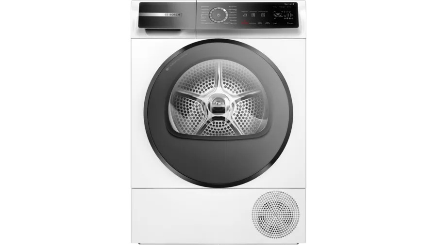 Bosch Serie 8 WQB245B40 tørretumbler Fritstående Front-læsning 9 kg Hvid