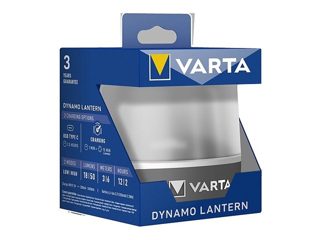 VARTA - camping light - LED - multicolour light - lantern - anthracite white