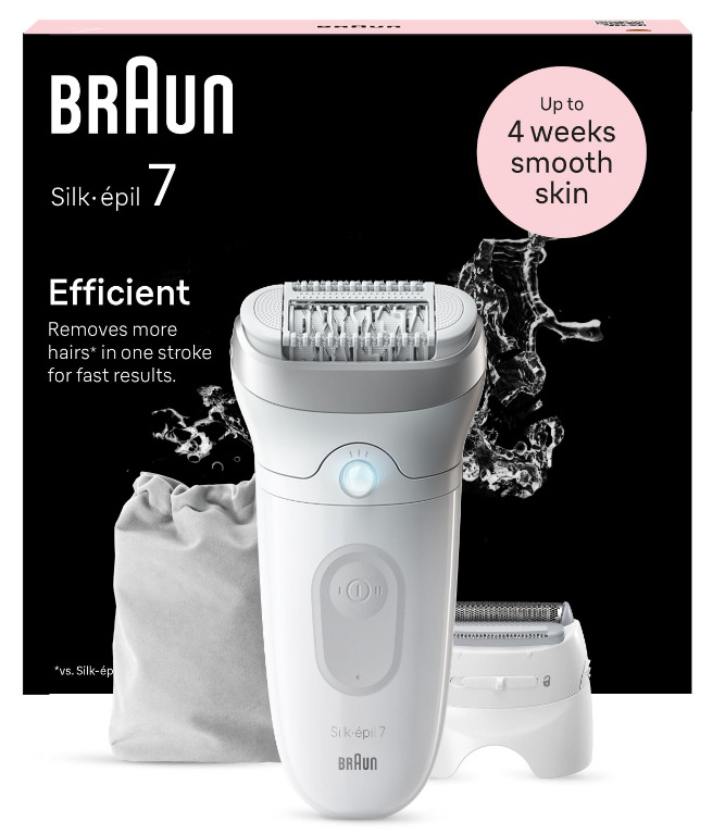 Braun Silk-épil 7 7-041 Grå, Hvid billede