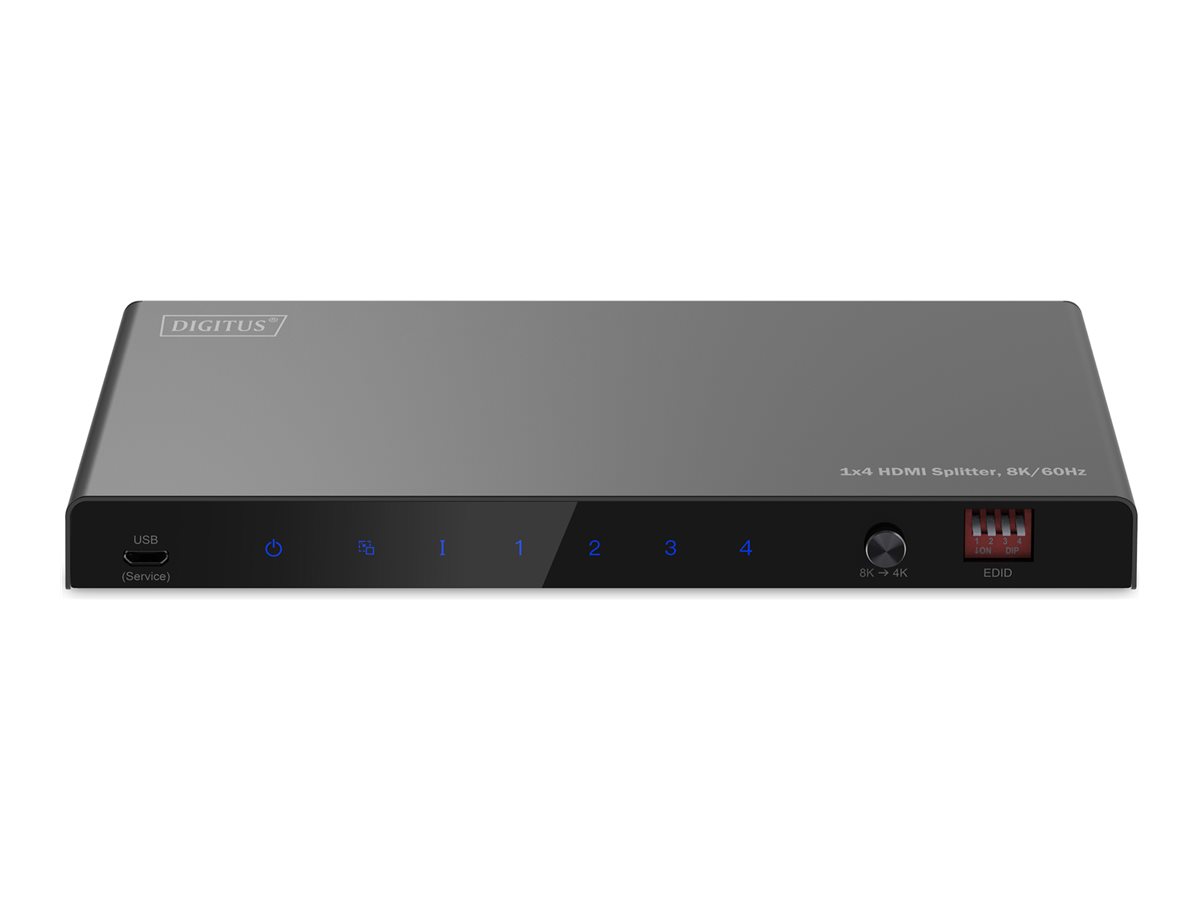 DIGITUS Video-/audiosplitter 4 porte HDMI