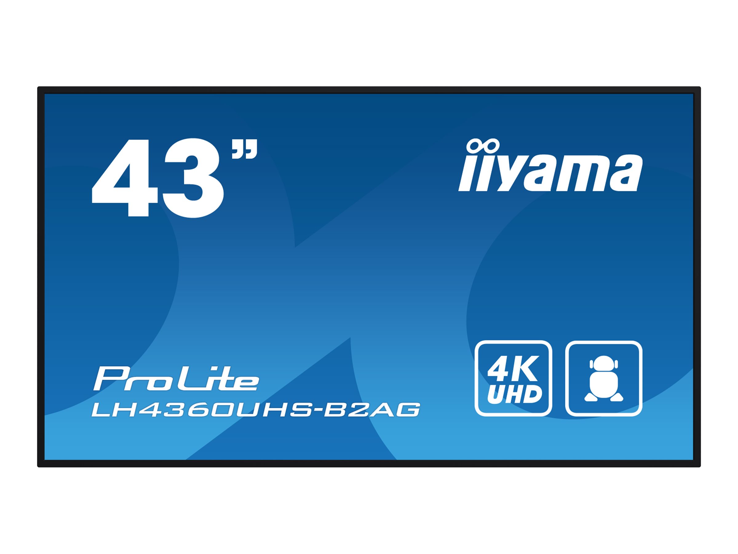 iiyama ProLite LH4360UHS-B2AG 43" Class (42.5" viewable) LED-backlit LCD display - 4K - for digital signage