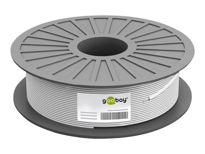 Pro CAT 6a network cable S/FTP (PiMF) grey 100 m - Grå - 100m