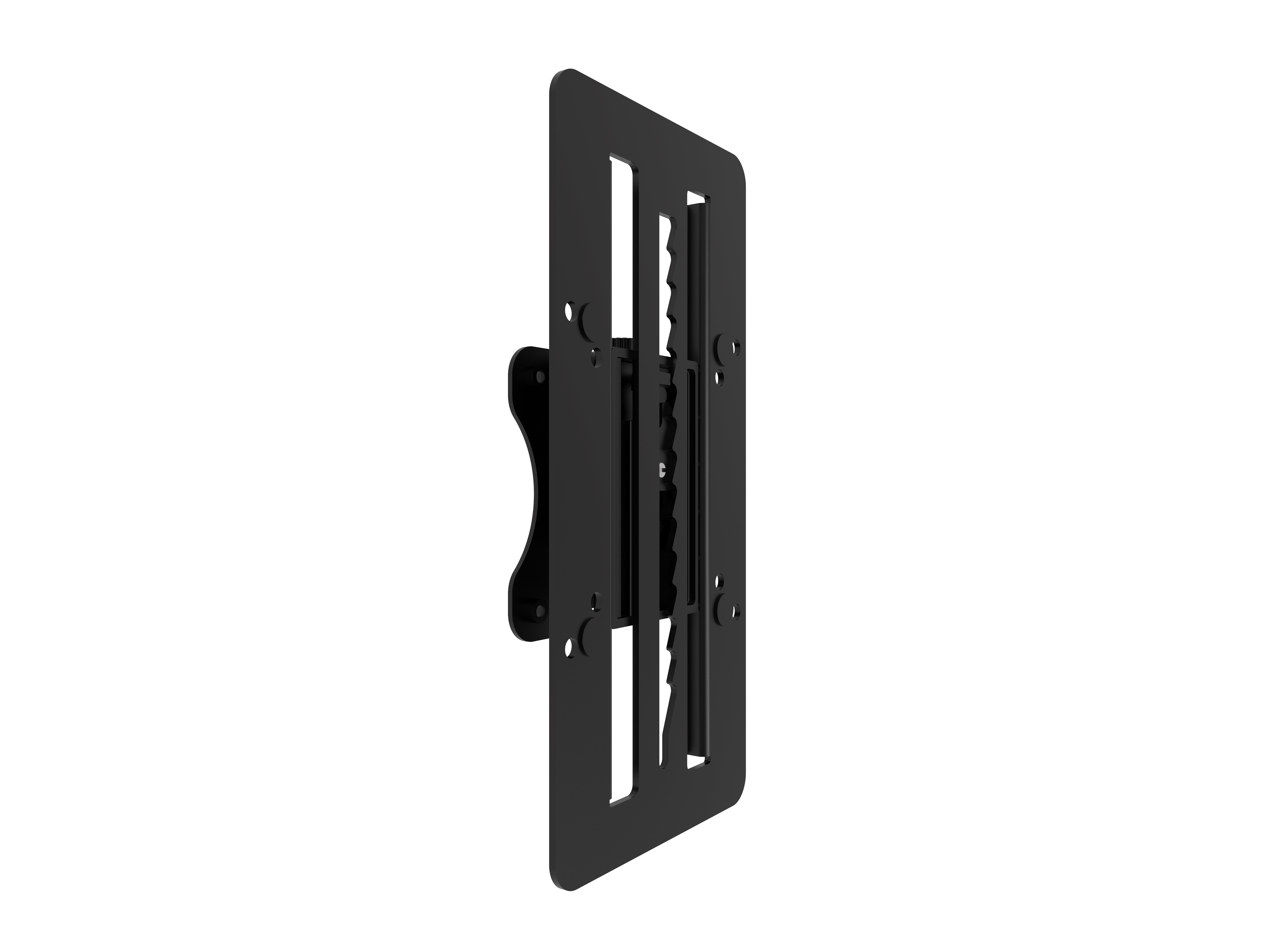 Multibrackets M VESA Monitor Slider - Komponenter til montering (VESA-monterings lodret skyder) - for Monitor - plastik, stål - sort - skærmstørrelse: 13-27 - skrivebord, klemmemonterbar, øje