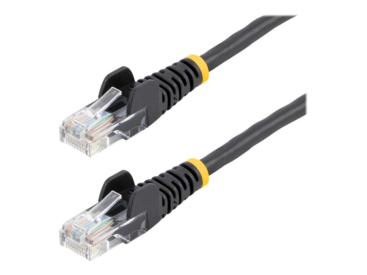 StarTech.com 7m Black Cat5e / Cat 5 Snagless Patch Cable 7 m CAT 5e Ikke afskærmet parsnoet (UTP) 7m Patchkabel Sort