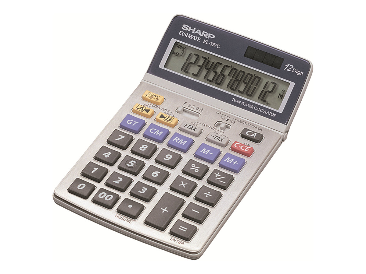 Sharp EL-337C Skrivebords-regnemaskine
