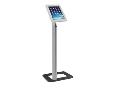 Maclean MC-645 - Stativ - for tablet - aluminium, ABS plastic - hvidmatteret, mat sort - skærmstørrelse: 9.7-10.1 - gulvstående