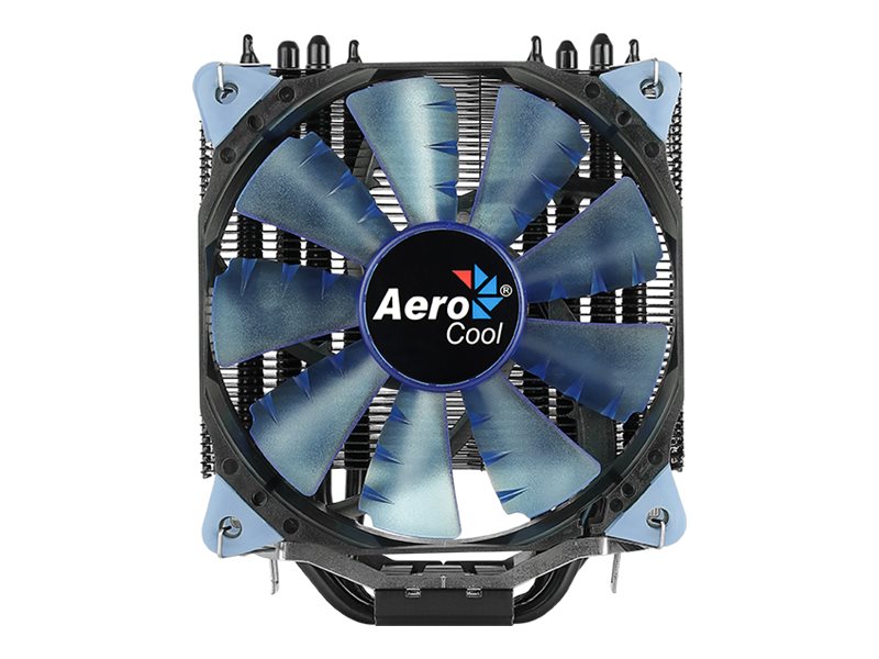 AeroCool Verkho 4 Dark CPU Køler 1-pack Sort Blå 120 mm