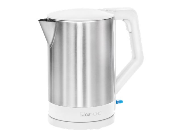 Clatronic Elkedel 1.5liter 2.2kW Hvid/rustfrit stål