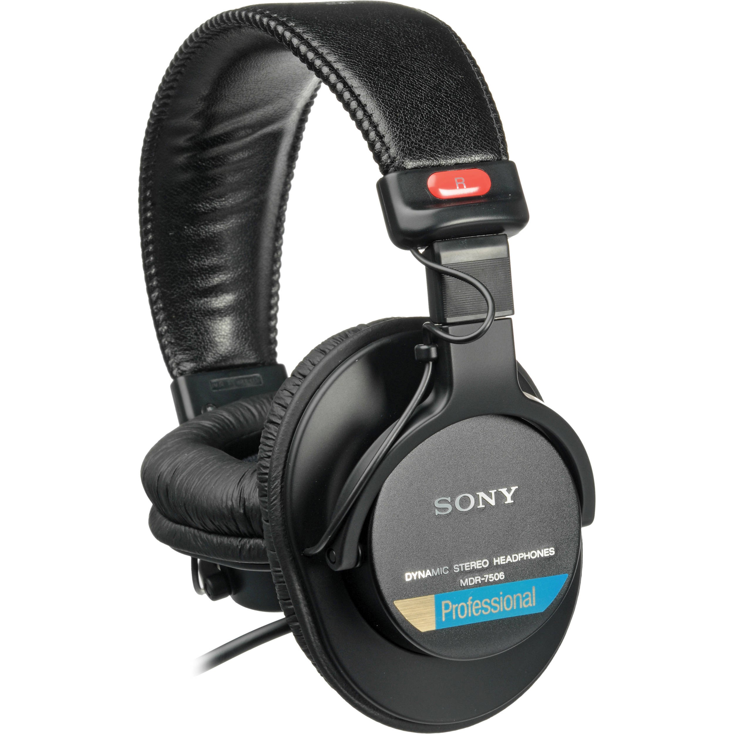 Sony Hovedtelefoner Mdr-7506 Studio Kvalitet Sammenfoldelig