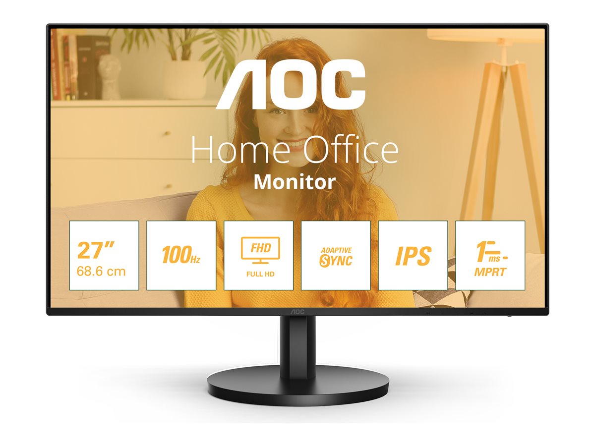 AOC Basic-line 27B3HA2 27" IPS 1920 x 1080 (Full HD) VGA (HD-15) HDMI 100Hz