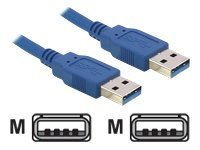Delock Kabel USB 3.0 Typ-A Stecker > USB 3.0 Typ-A Stecker 3 m blau