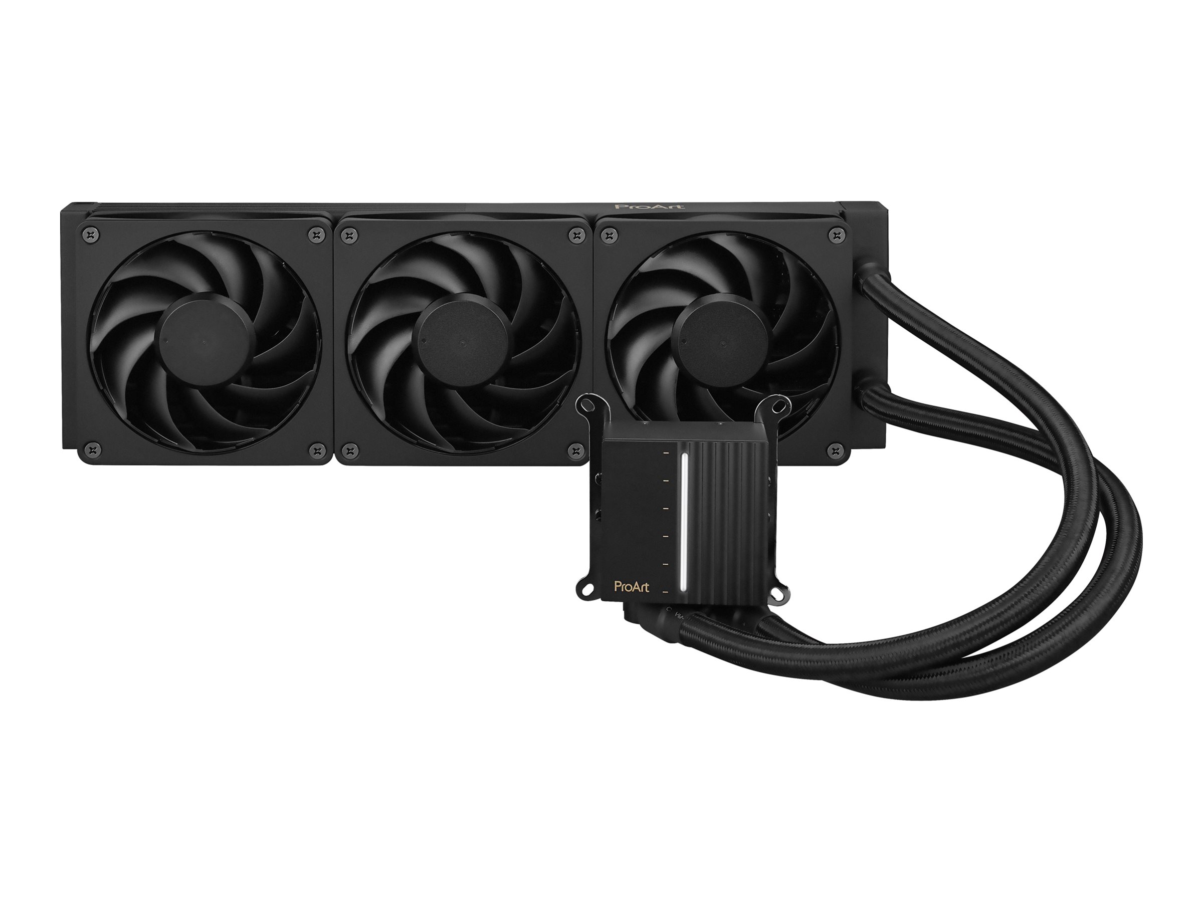 ASUS ProArt LC 360 AiO Liquid Cooler with 3x120mm Alphacool Apex Stealth Metal Power Fans Vandkøling - GEEKD.dk