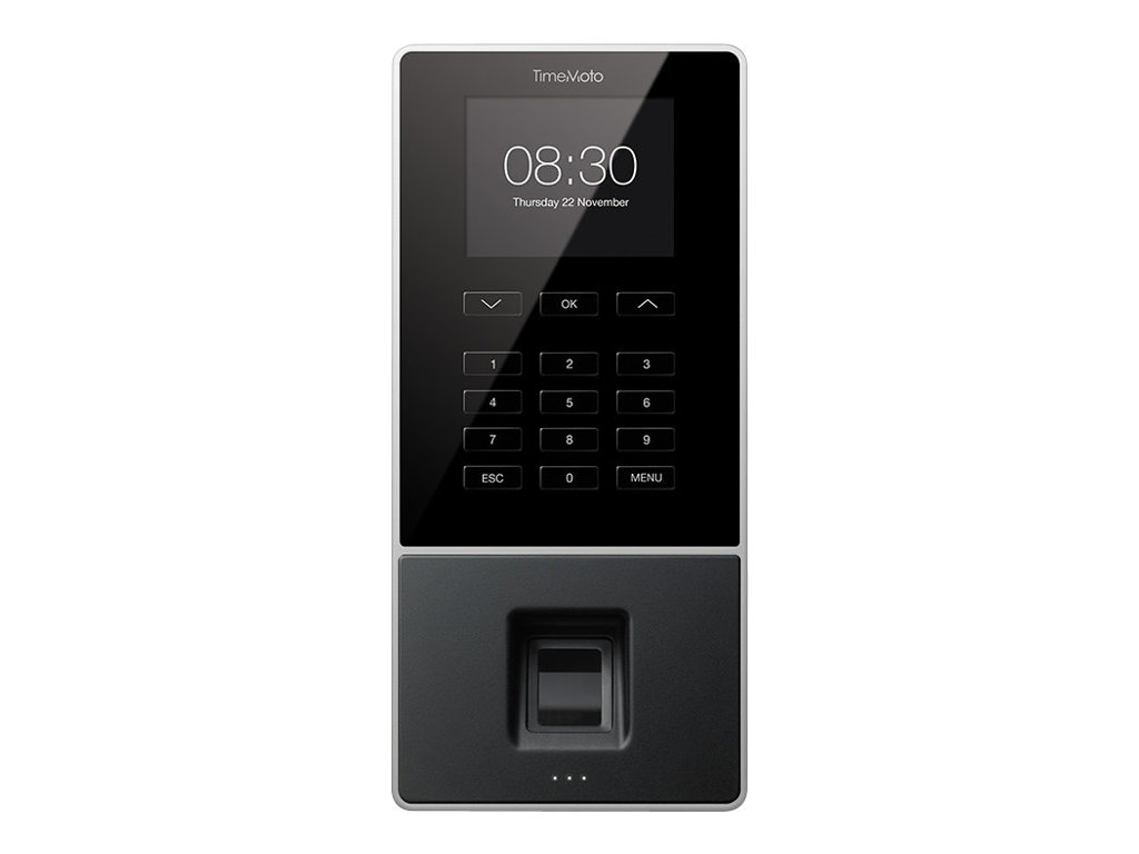 Tidsregistrering terminal Safescan TimeMoto TM-626 - sort, fingeraftryk, RFID, pinkode, Wi‑Fi/LAN, TFT