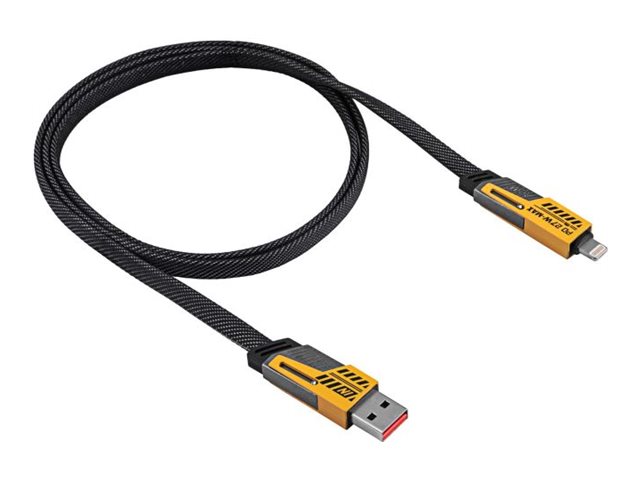 Akyga USB Type-C kabel 1m Sort Grå Gul