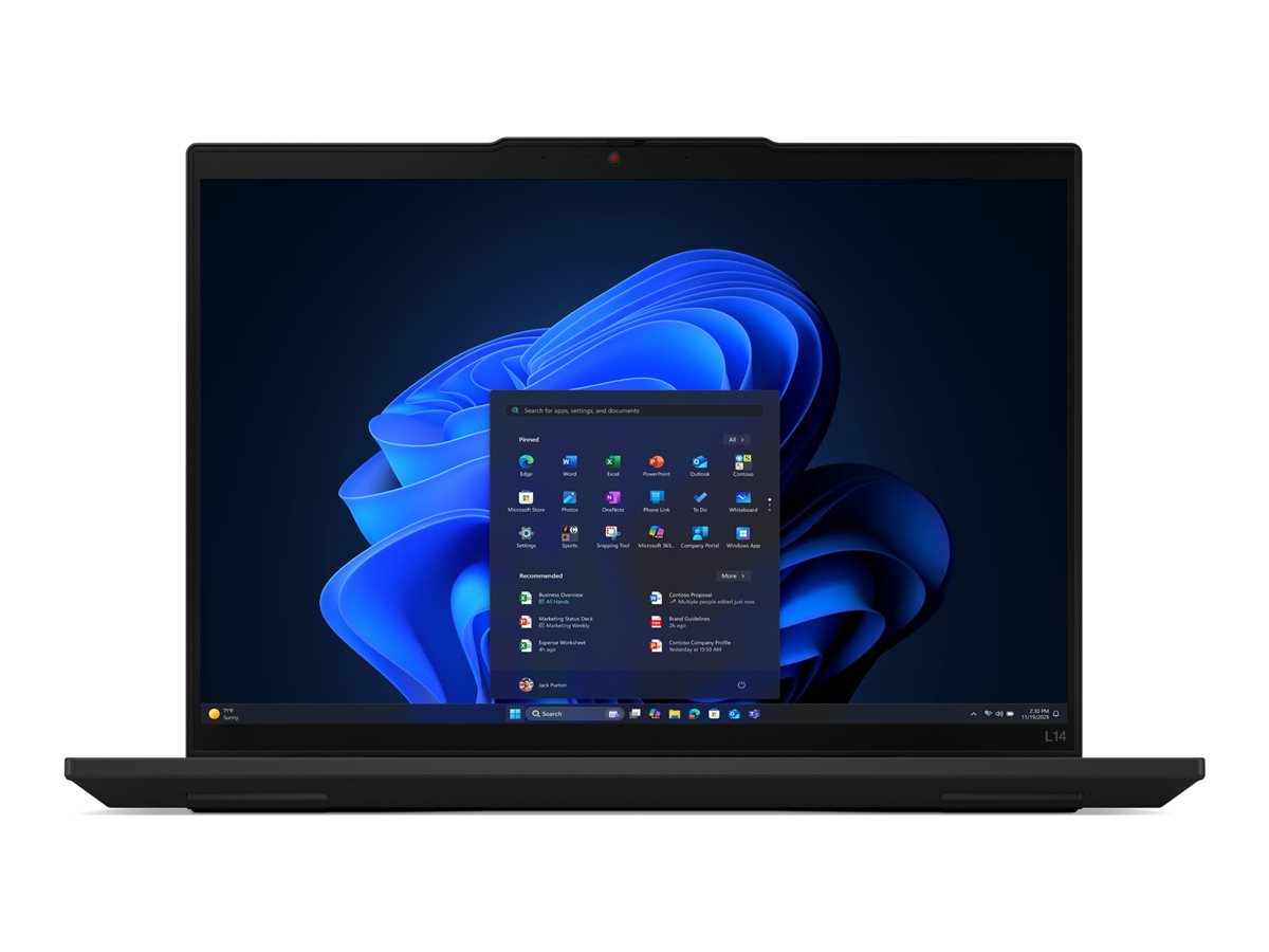 Lenovo ThinkPad L14 Gen 6 21S6 14" 1920 x 1200 (WUXGA) 225U 16GB 512GB Intel Graphics Windows 11 Pro billede