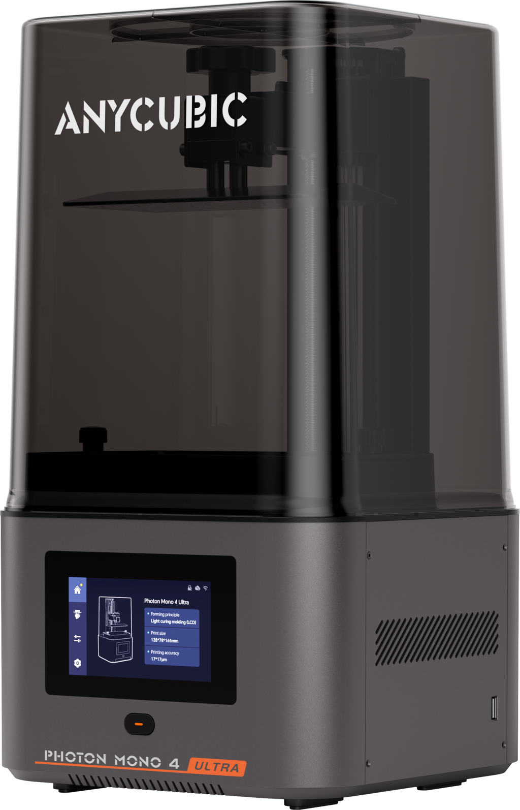 Anycubic Photon Mono 4 Ultra Resin 3D-Printer Sort