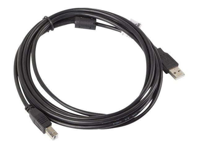Lanberg - USB-kabel - USB (han) til USB Type B (han) - USB 2.0 - 3 m - sort