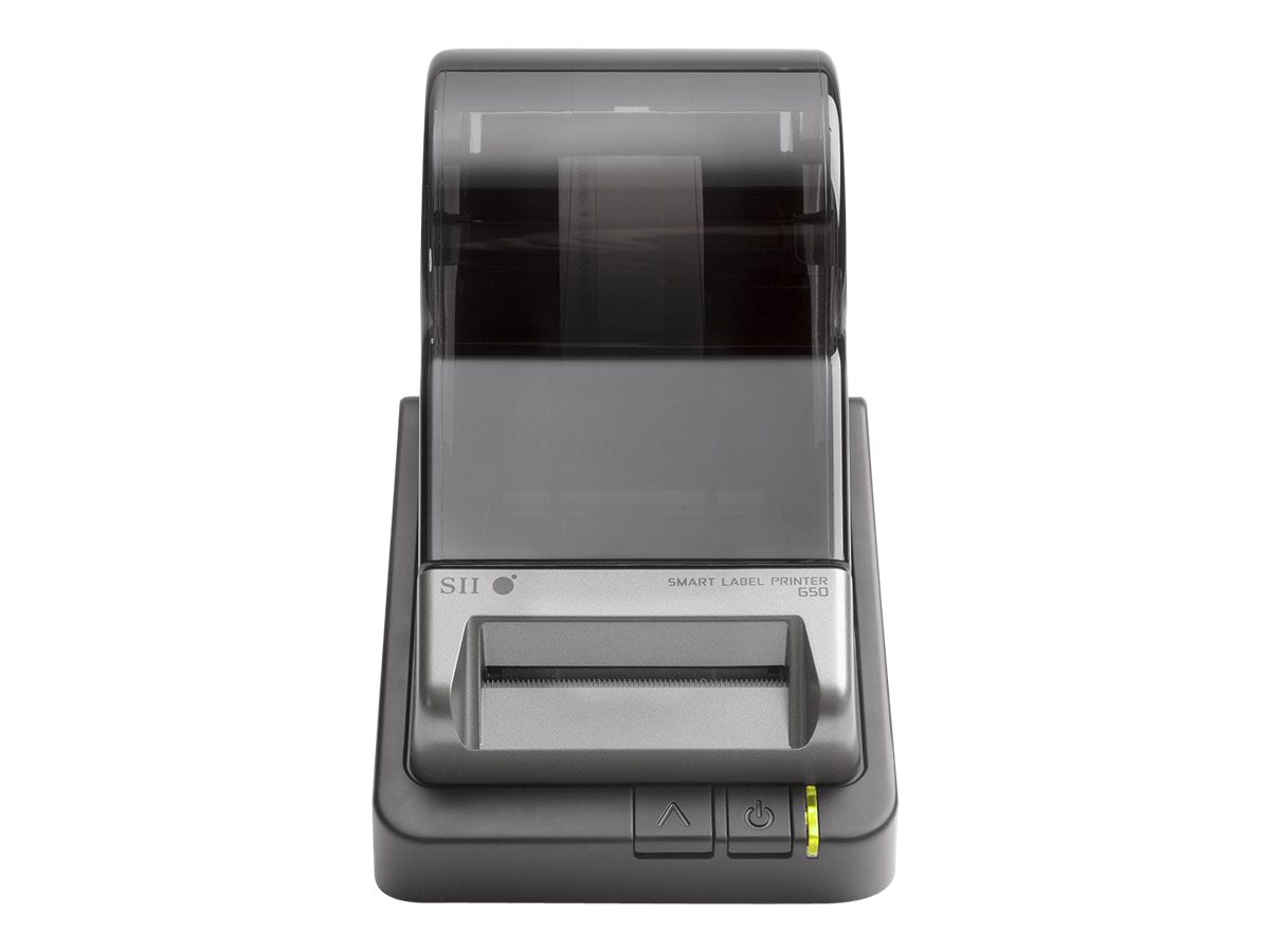 Seiko Instruments Smart Label Printer 650SE - Etiketprinter - direkte termisk - Rulle (5,8 cm) - 300 dpi - op til 100 mm/sek. - USB, seriel