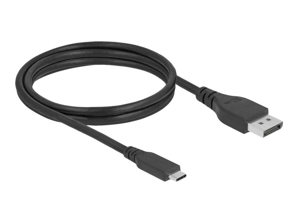 Delock Videoadapterkabel 1m Sort