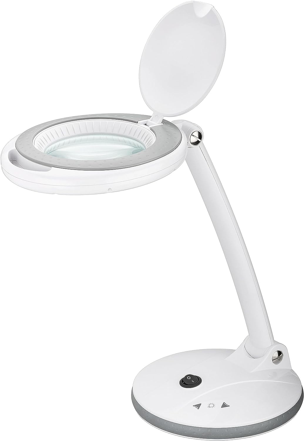 Goobay 60363 LED Magnifying Lamp with Base, 6 W - LED forstørrelsesglas hvid