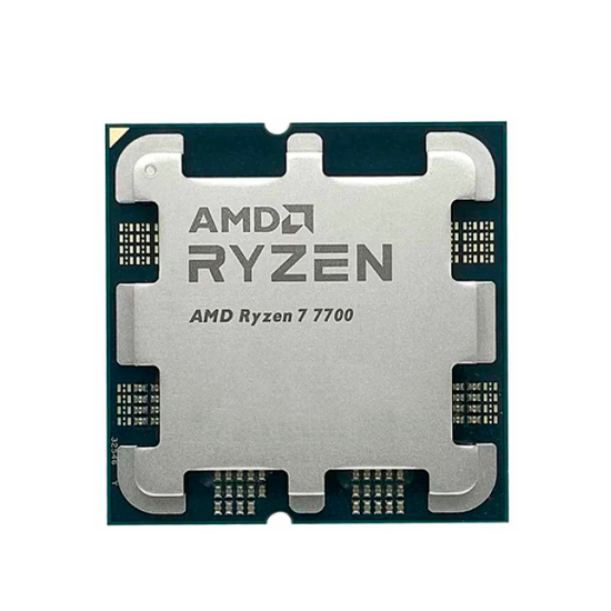 AMD Ryzen 7 7700 - Tray CPU - 8 kerner - 3.8 GHz - AMD AM5 - Bulk (ingen køler)