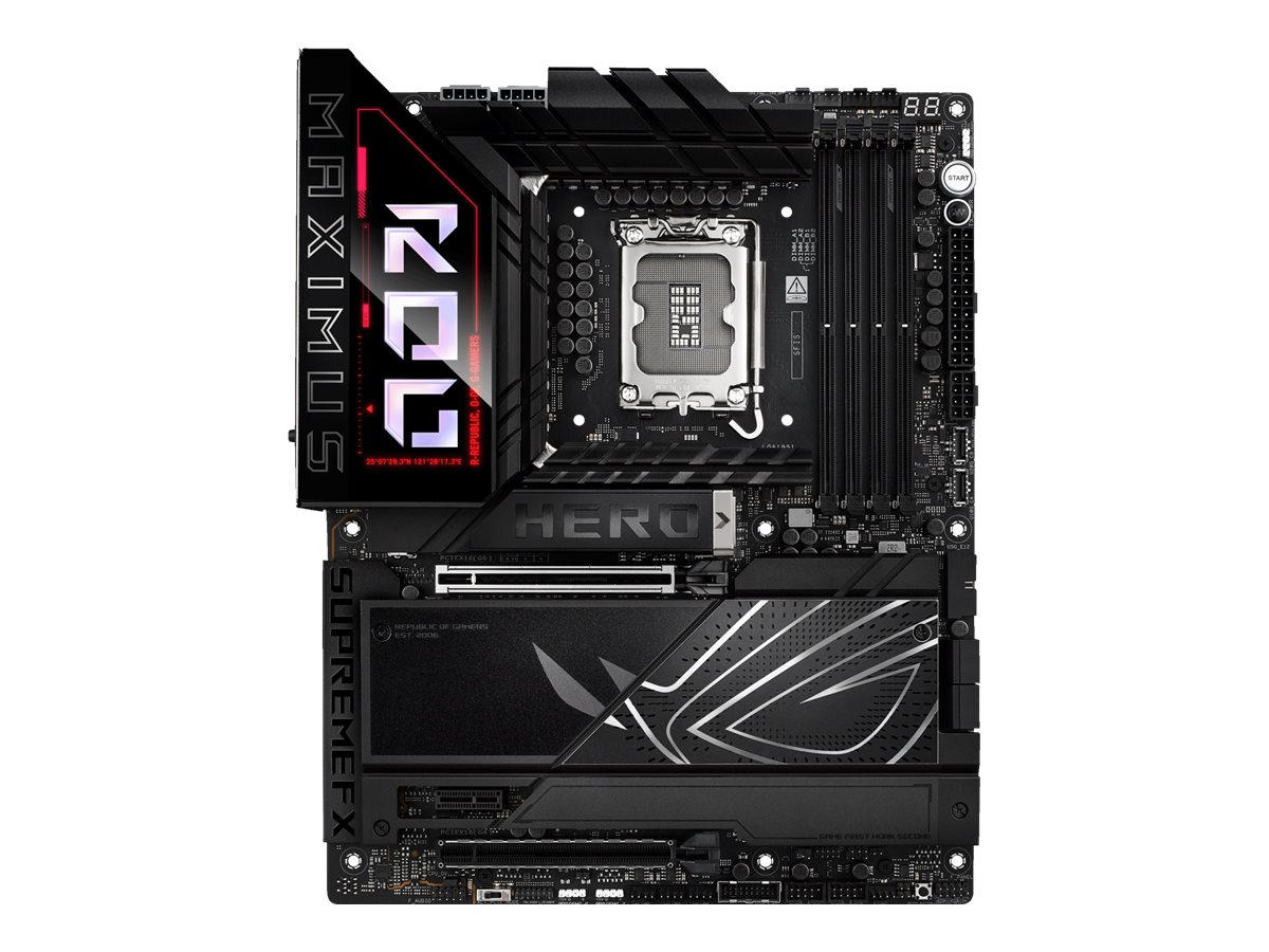 ASUS ROG MAXIMUS Z890 HERO Bundkort - Intel Z890 - Intel LGA1851 socket - DDR5 RAM - ATX
