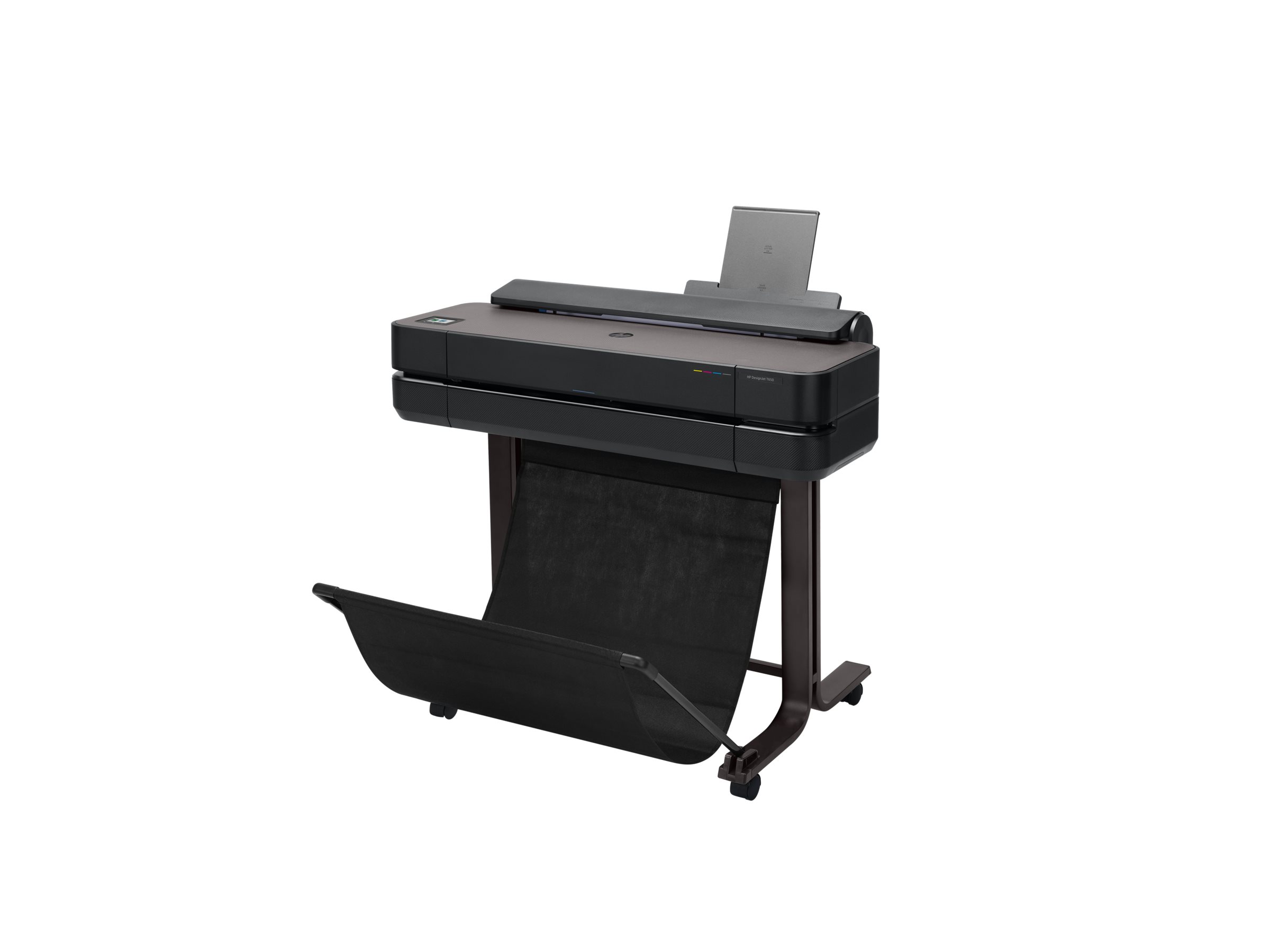 HP DesignJet T650 - 24 stor-format printer - farve - blækprinter - Rulle A1 (61,0 cm x 91,4 m) - 2400 x 1200 dpi - op til 0.43 min./side (mono) / op til 0.43 min./side (farve) - kapacitet: 1 rulle - Gigabit LAN, USB 2.0, Wi-Fi(n) - skærer