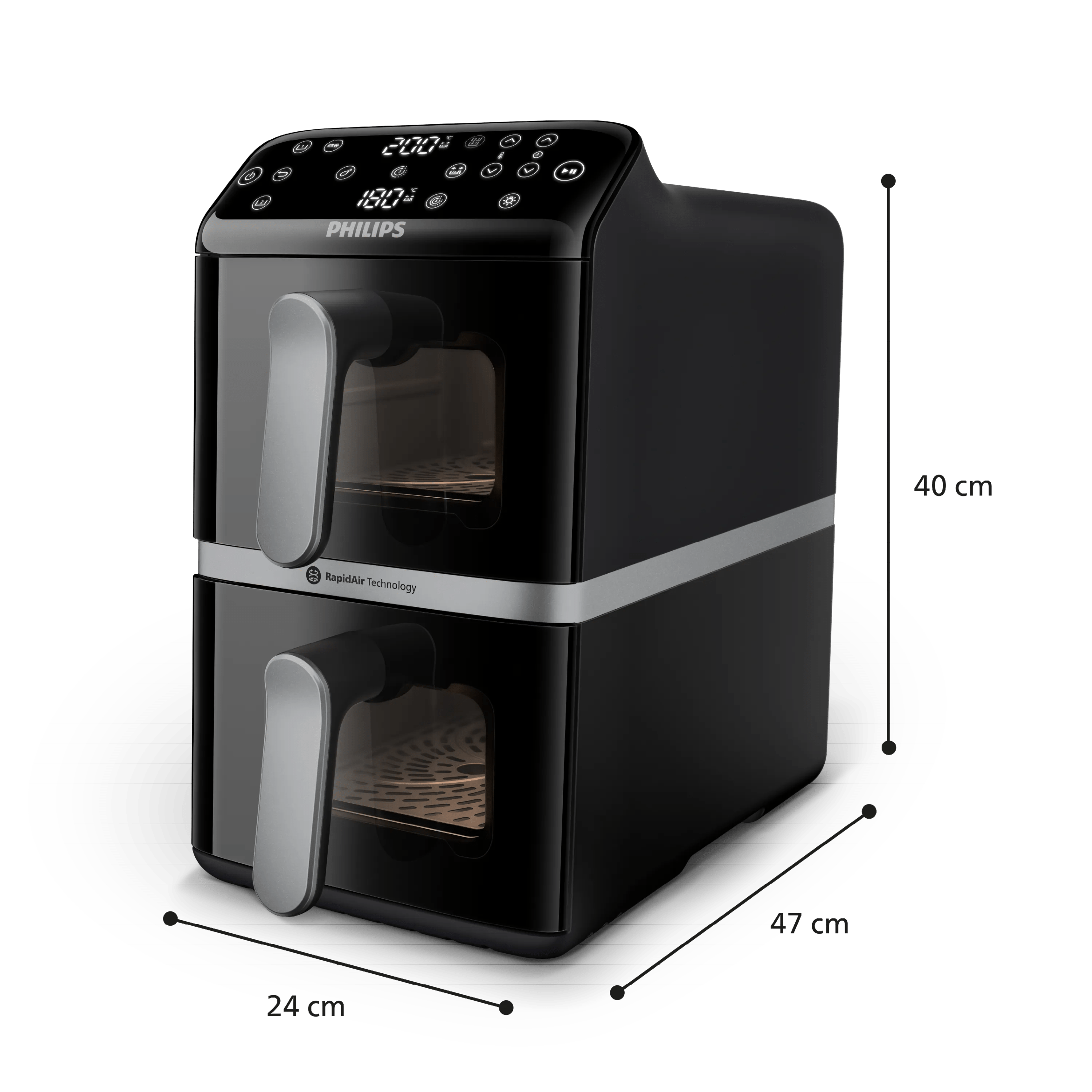 Philips 4000 series NA461/00 Fritureapparat 10l 2750W Sort