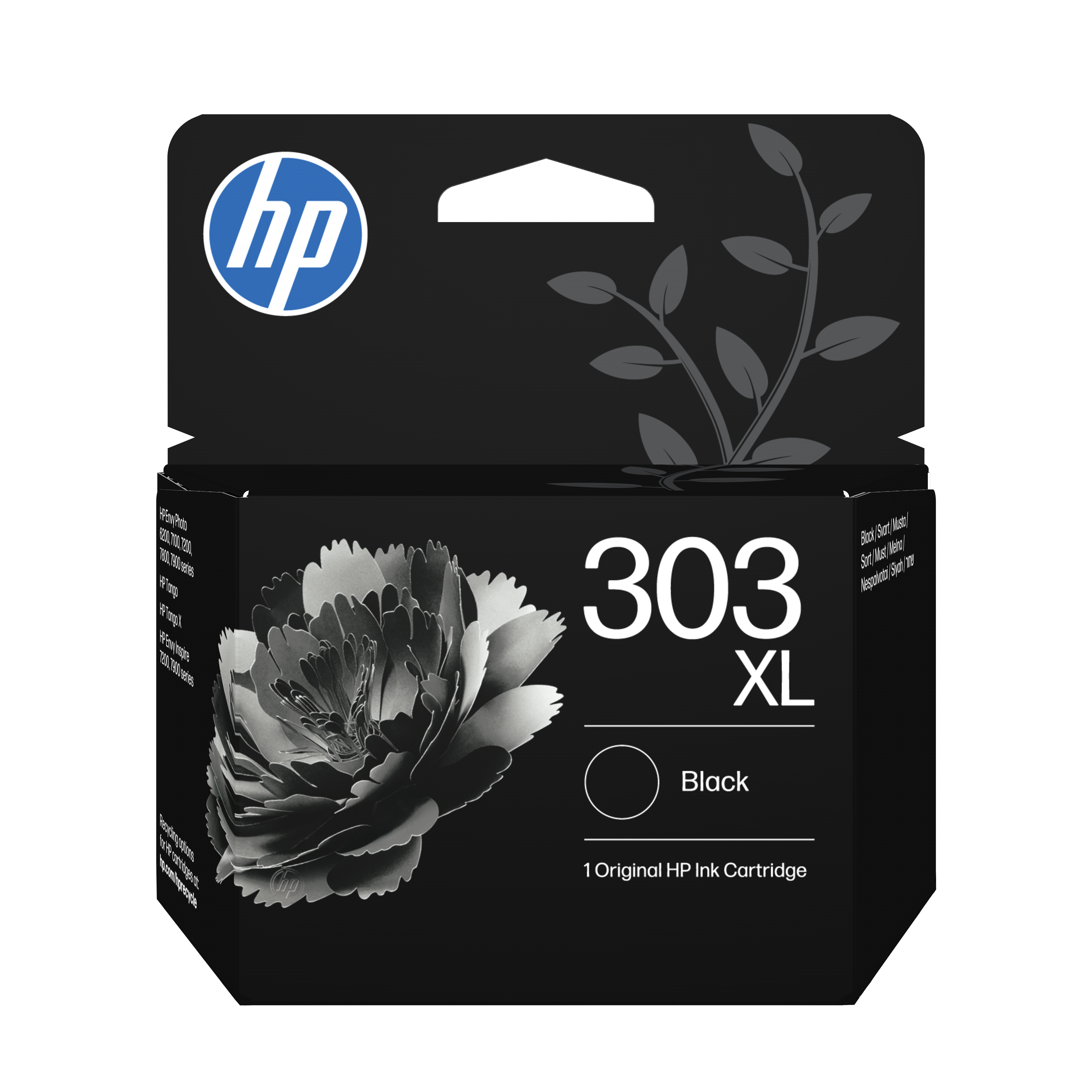 HP 303XL High Yield Black Original Sort 600 sider Blæk