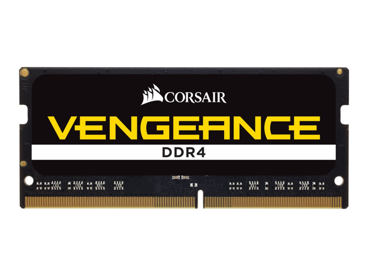 Corsair Vengeance SODIMM DDR4-2400 - 16GB - CL16 - Dual Channel (2 pcs) - Sort