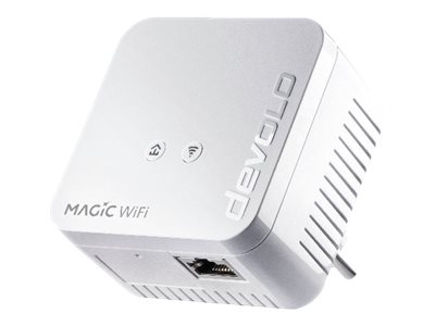 Devolo Magic 1 WiFi mini Network Kit, 1200 Mbit/s, IEEE 802.11b,IEEE 802.11g,IEEE 802.11n,IEEE 802.3,IEEE 802.3az,IEEE 802.3u,IEEE 802.3x, Type C, Hurtigt ethernet, 10,100 Mbit/s, Wi-Fi 4 (802.11n)