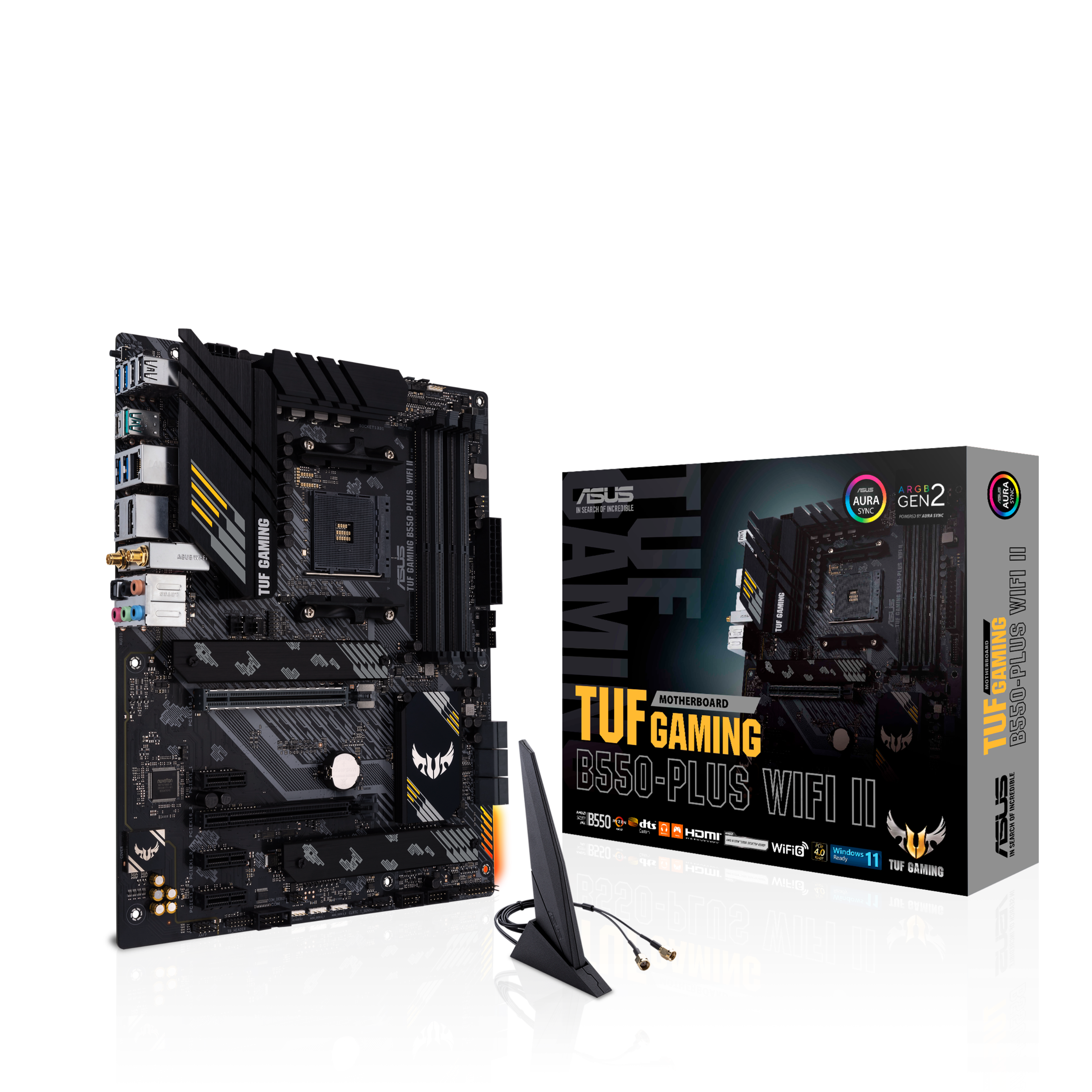 ASUS TUF GAMING B550-PLUS WIFI II ATX AM4 AMD B550 billede