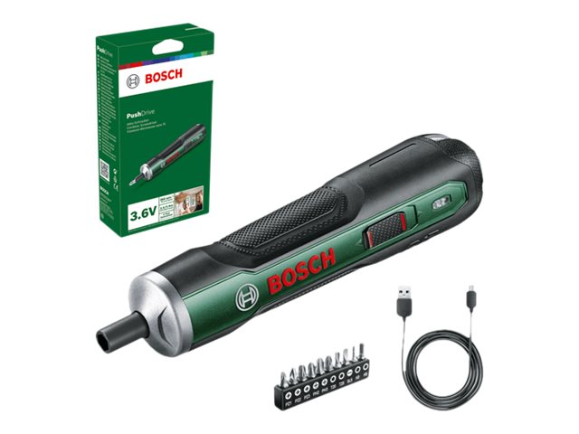 Bosch AKKUSKRUEMASKINE PUSHDRIVE 3,6V KARTON Skruemaskine - 06039C6002